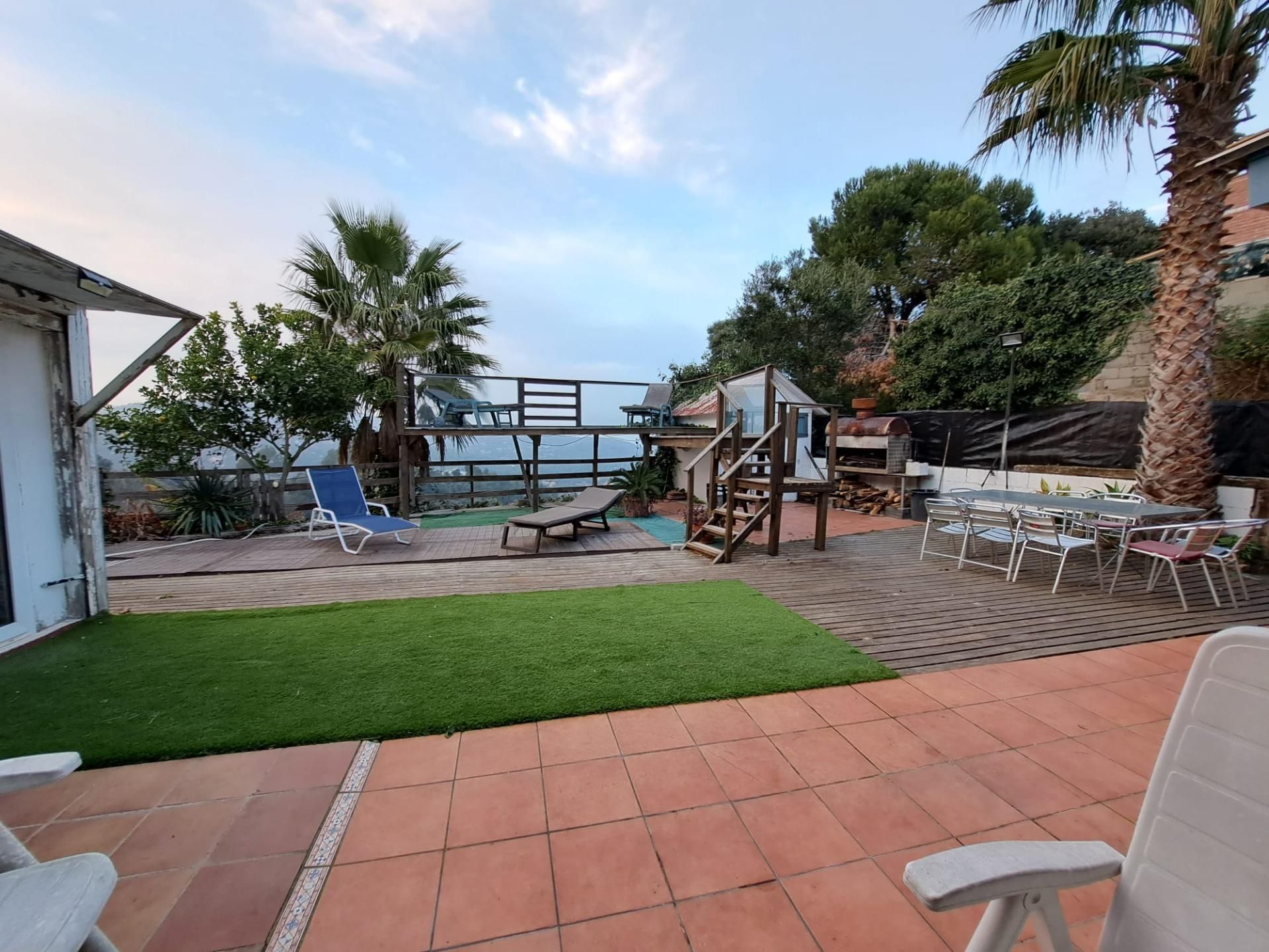 Terraza de Casa o chalet en venta en Malgrat de Mar con Aire acondicionado, Calefacción y Jardín privado