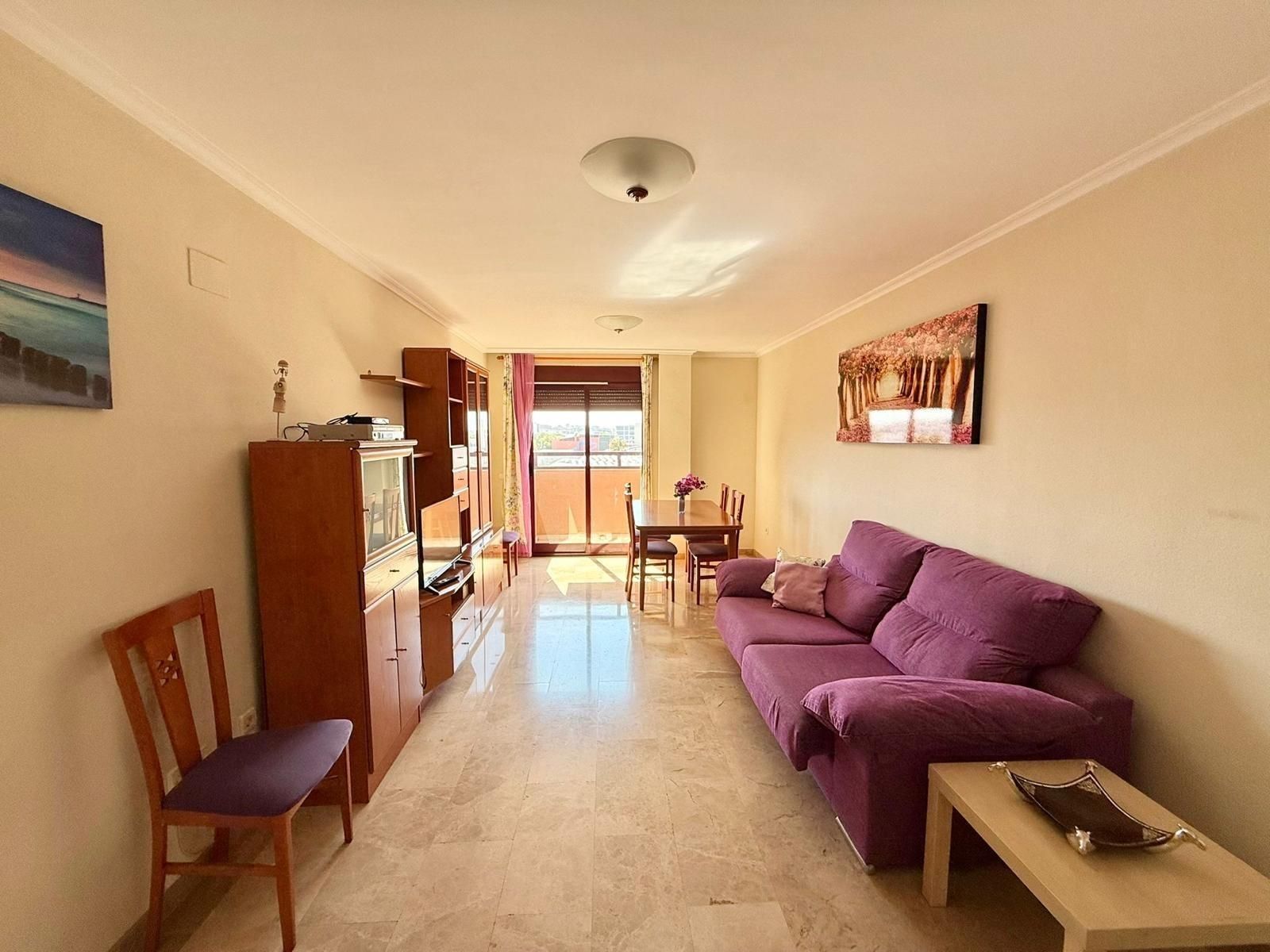 Living room of Flat to rent in  Valencia Capital  with Air Conditioner, Heating and Terrace