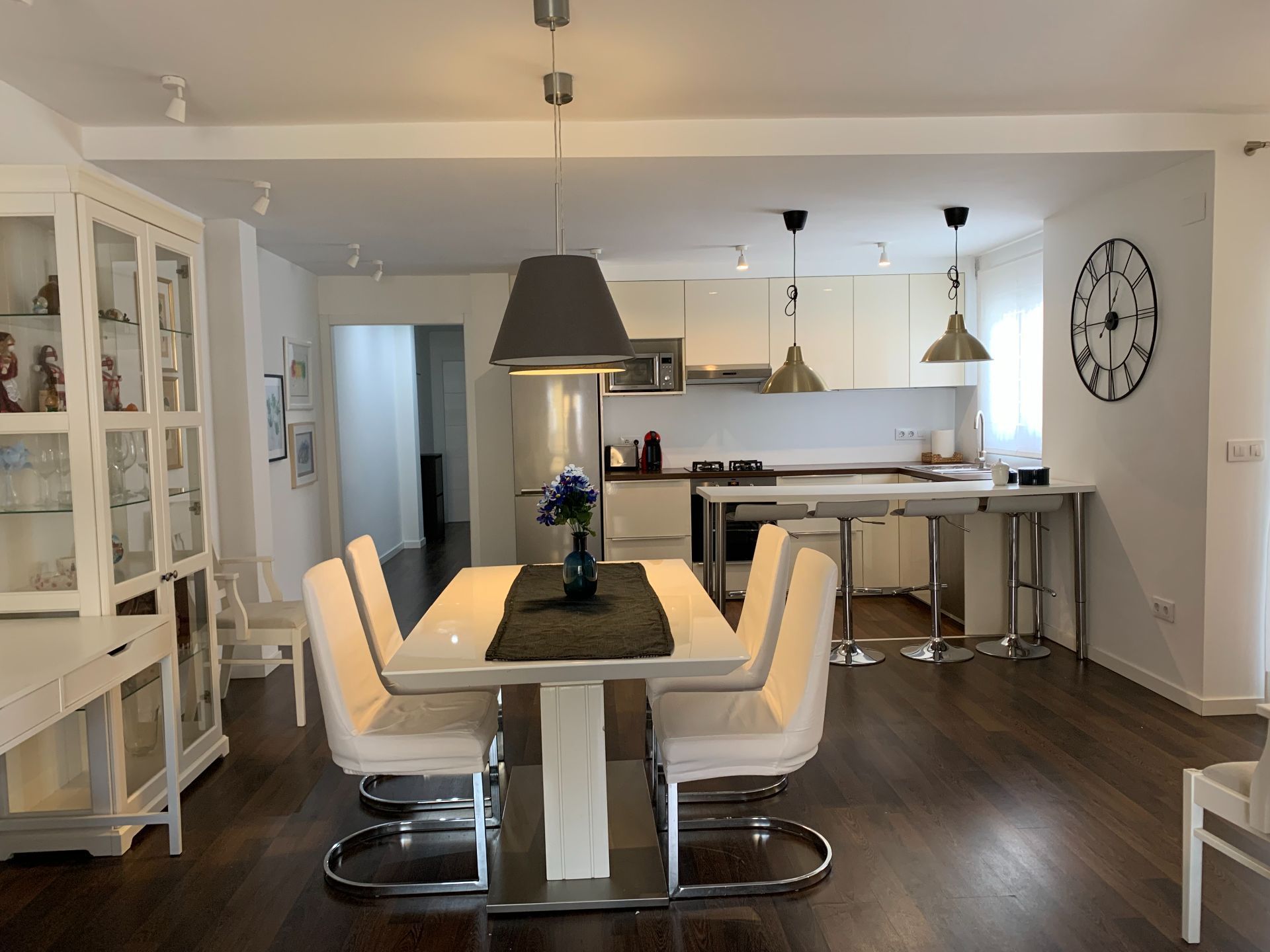 Dining room of Flat to rent in Dénia  with Air Conditioner and Terrace