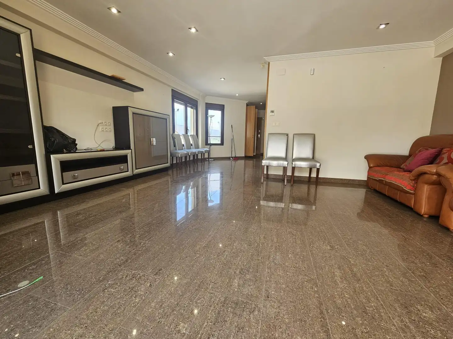 Living room of Houses for sale in Campo de Mirra / El Camp de Mirra  with Private garden, Terrace and Swimming Pool