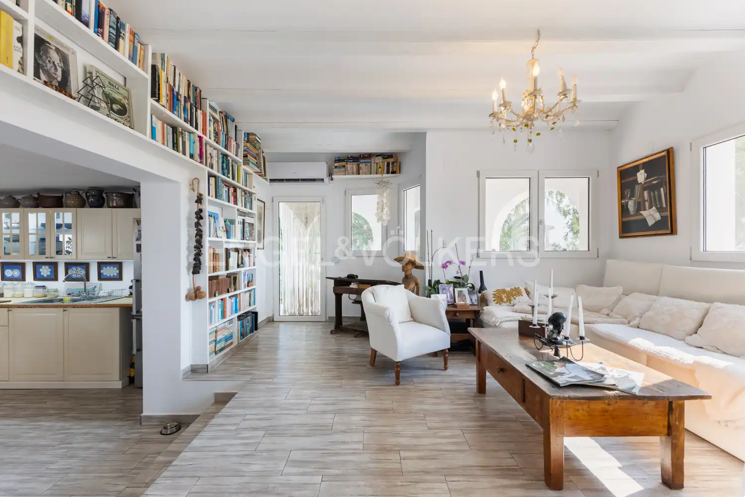 Living room of Houses for sale in Dénia  with Heating, Private garden and Terrace