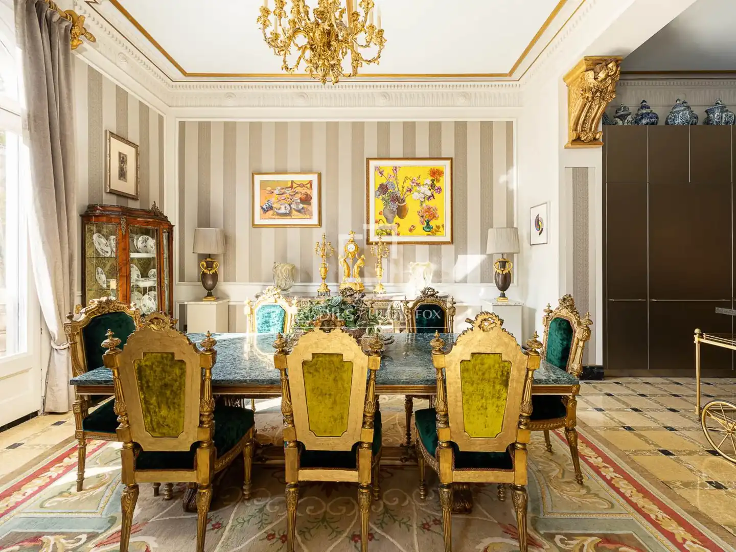 Dining room of Flat for sale in Barcelona  with Air Conditioner, Heating and Furnished