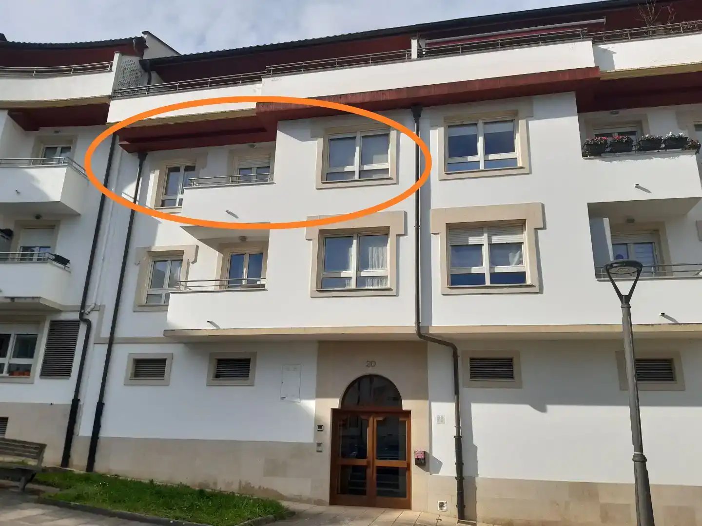 Vista exterior de Piso en venta en Elorrio con Balcón