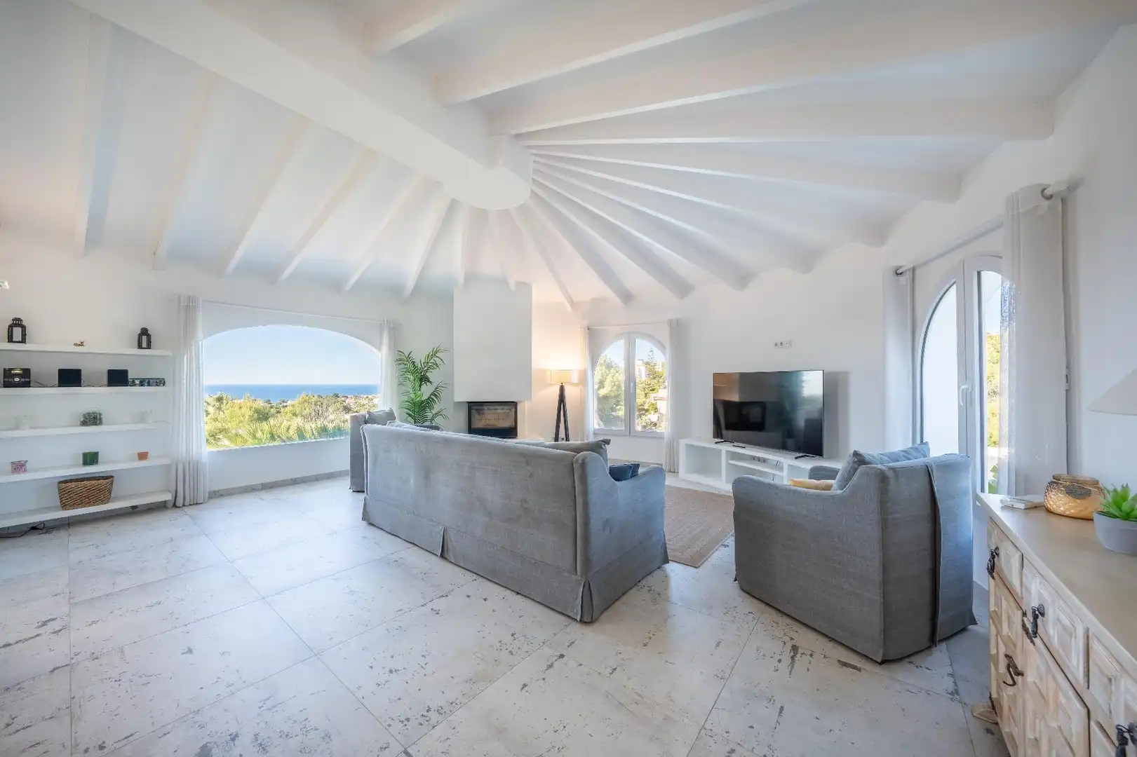 Living room of Houses for sale in Jávea / Xàbia  with Air Conditioner, Heating and Private garden