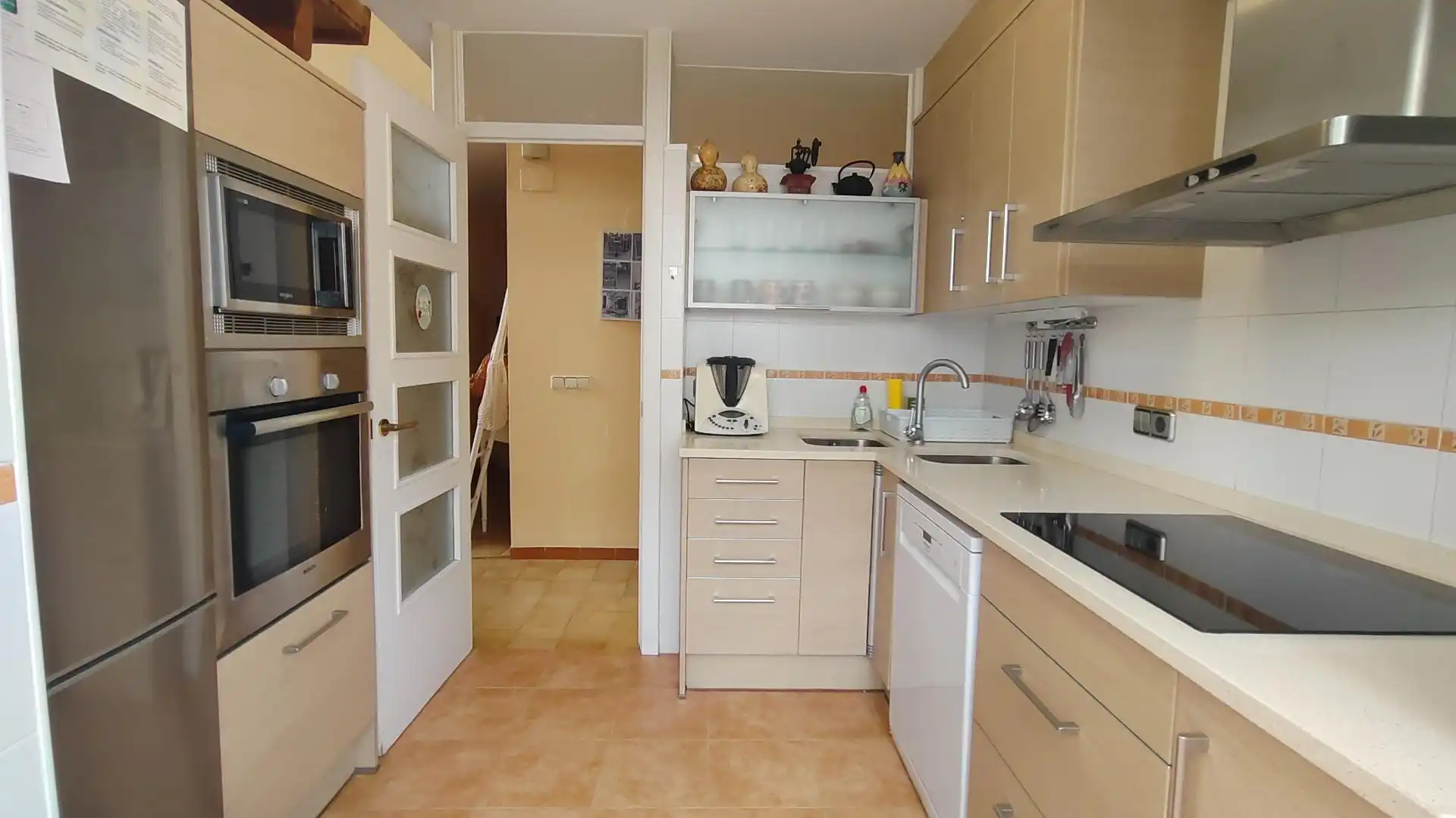 Küche von Maisonette zur Miete in Castell d'Aro, Platja d'Aro i s'Agaró mit Klimaanlage, Heizung und Terrasse