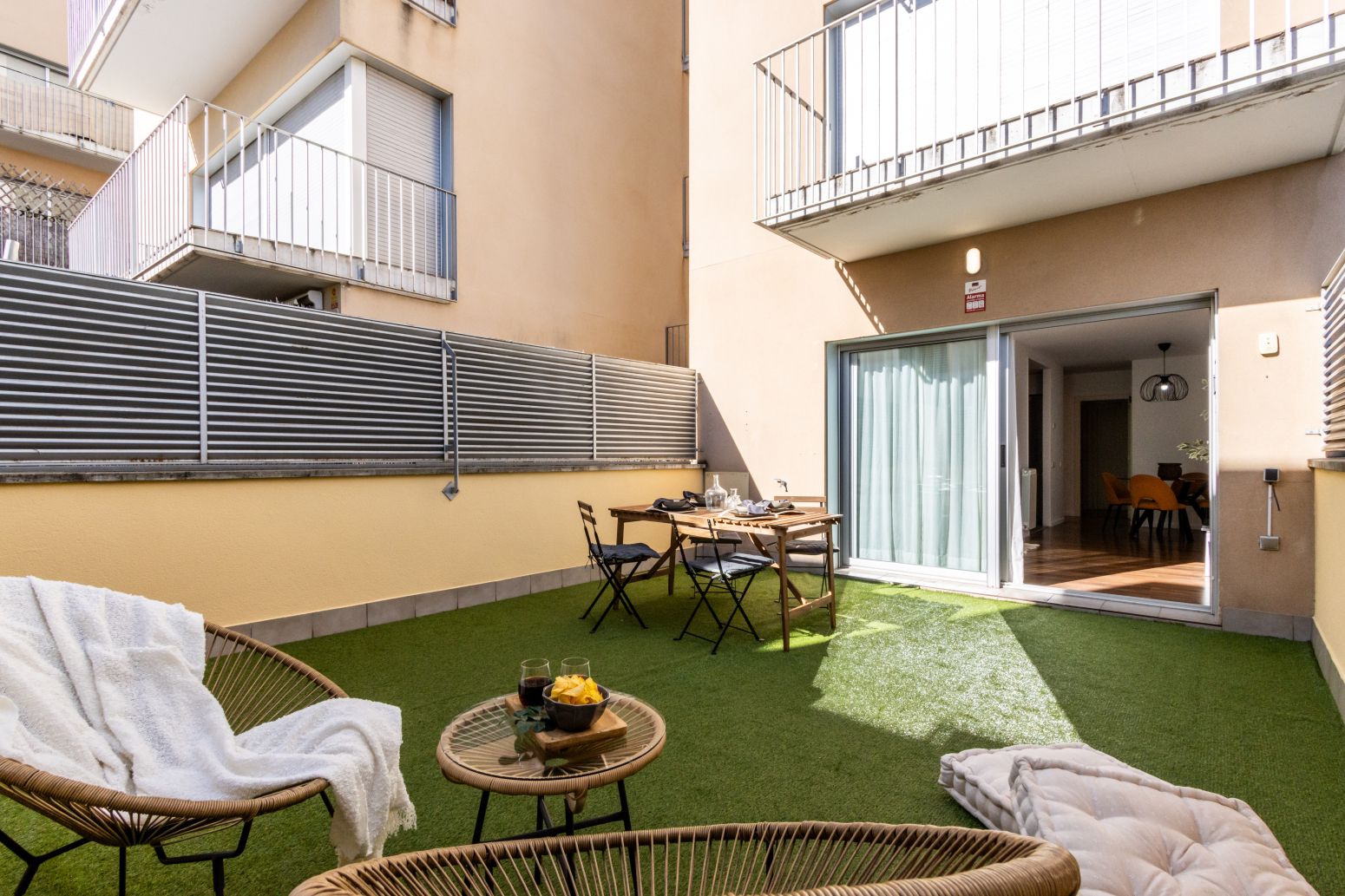 Terrace of Flat for sale in Terrassa  with Heating, Parquet flooring and Terrace