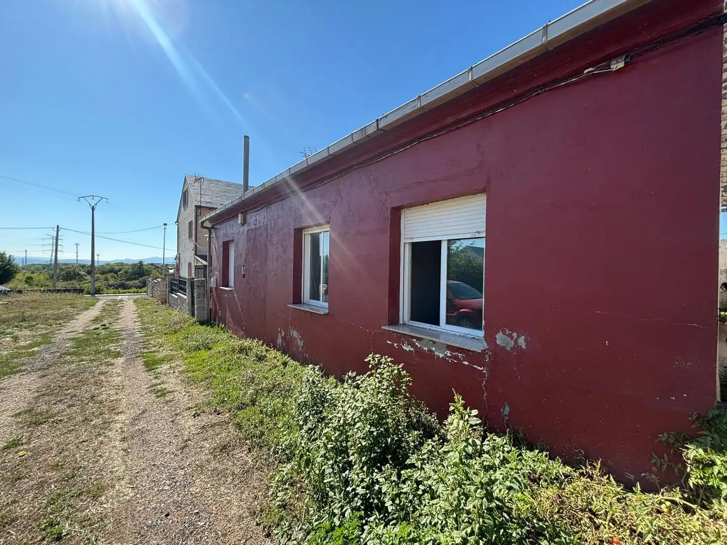 Vista exterior de Casa o chalet en venta en Cubillos del Sil con Jardín privado