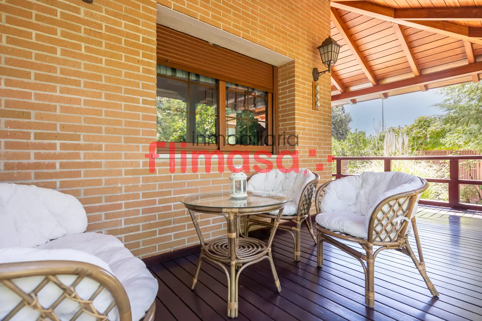 Terraza de Casa o chalet en venta en Villaviciosa de Odón con Aire acondicionado, Calefacción y Jardín privado