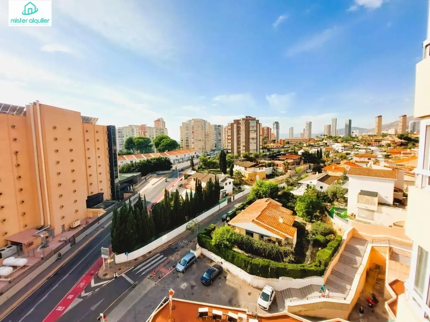 Exterior view of Apartments for rent in Benidorm  with Air Conditioner, Heating and Private garden