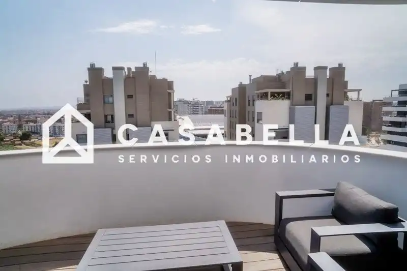 Terrasse von Dachboden zur Miete in Valencia mit Klimaanlage, Heizung und Terrasse