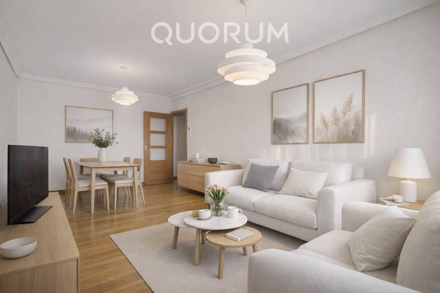 Living room of Flat for sale in Basauri   with Heating, Storage room and Furnished