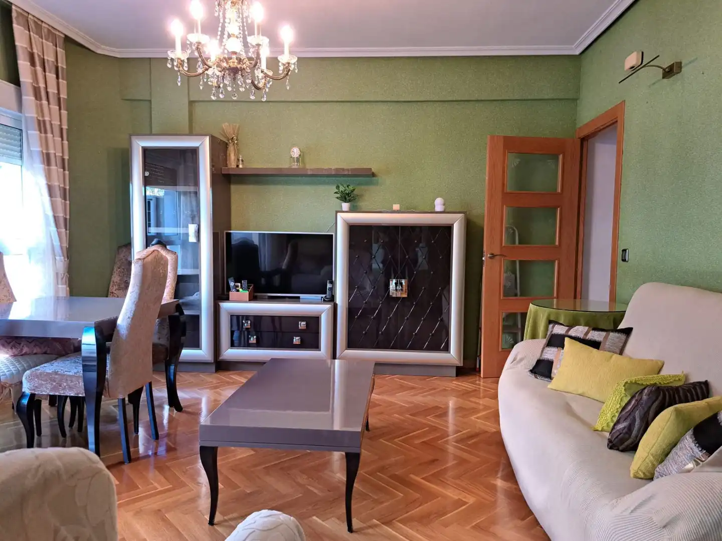 Wohnzimmer von Wohnungen zum Verkauf in  Murcia Capital mit Klimaanlage, Terrasse und Abstellraum