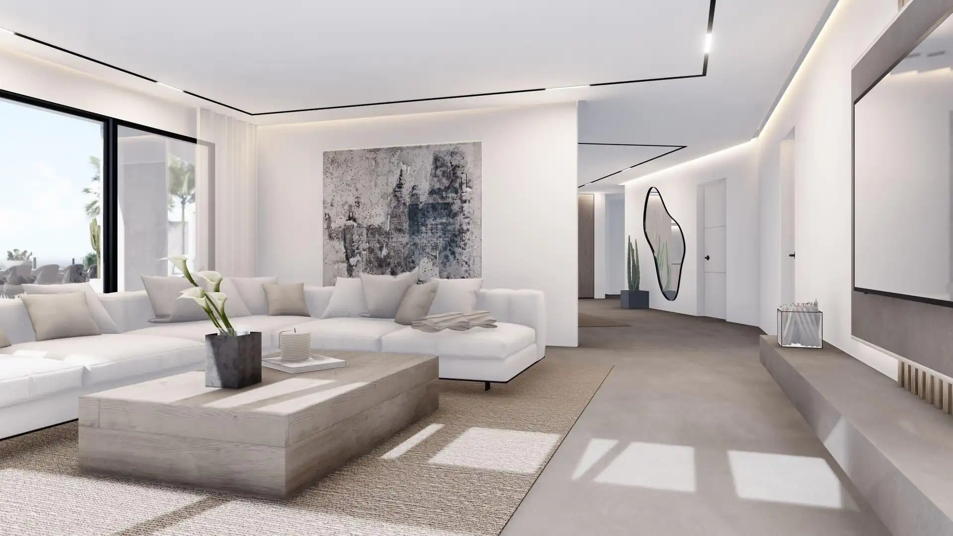 Sala d'estar de Casa o xalet en venda en Marbella