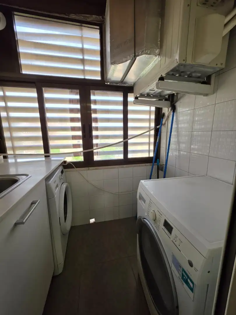 Kitchen of Flat for rent in Valencia  with Air Conditioner, Heating and Balcony