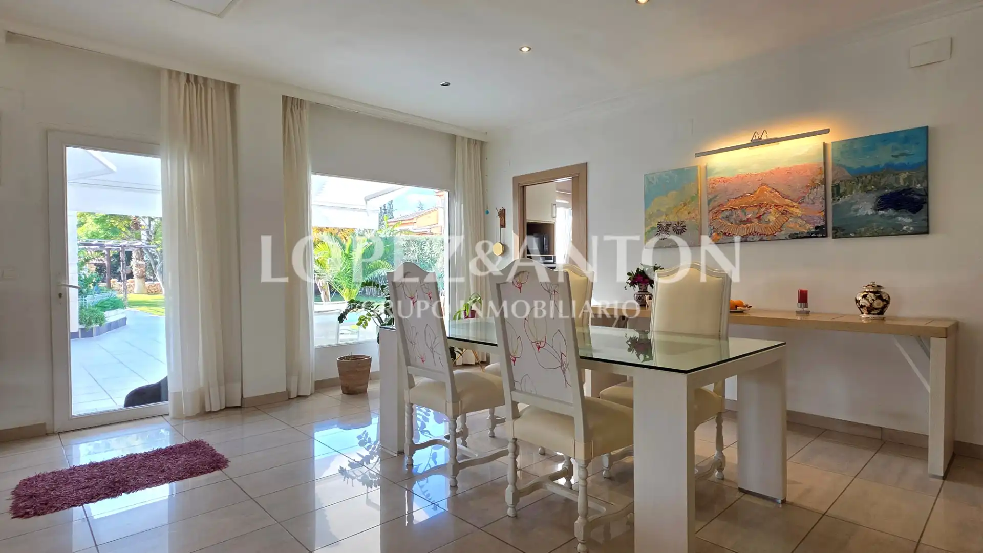 Dining room of Houses for sale in L'Eliana  with Air Conditioner, Private garden and Terrace