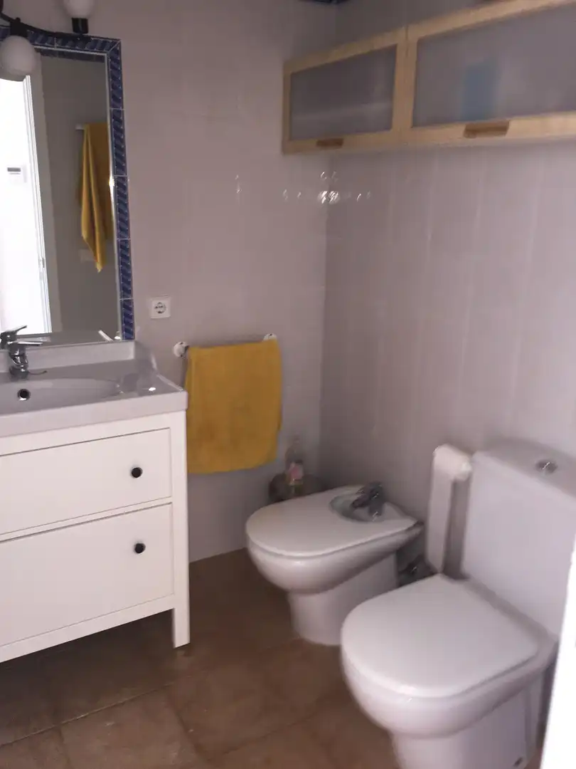 Baño de Apartamento en venta en Santa Eulària des Riu con Aire acondicionado, Terraza y Amueblado
