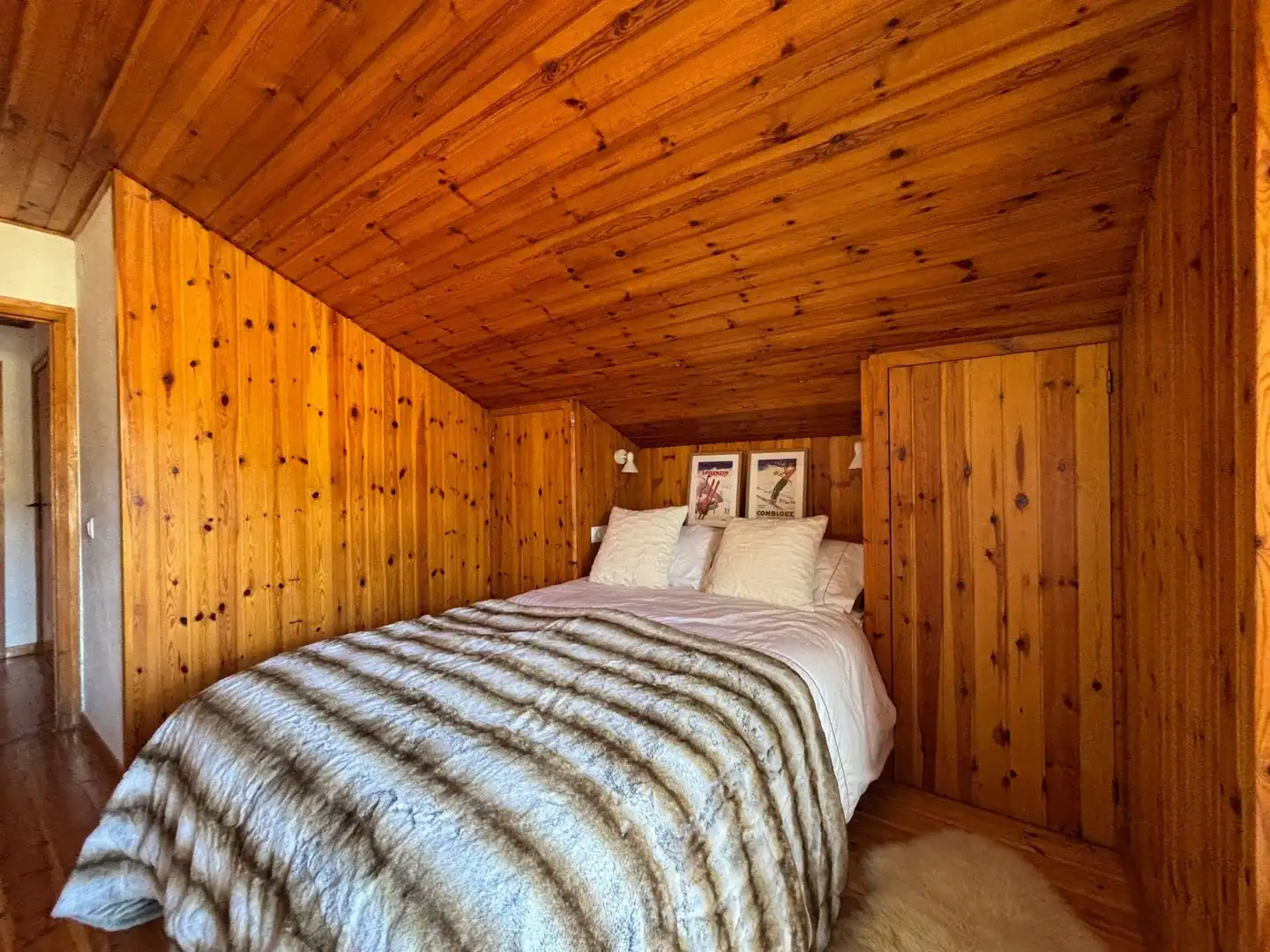 Dormitori de Apartament de lloguer en Alp amb Calefacció i Moblat