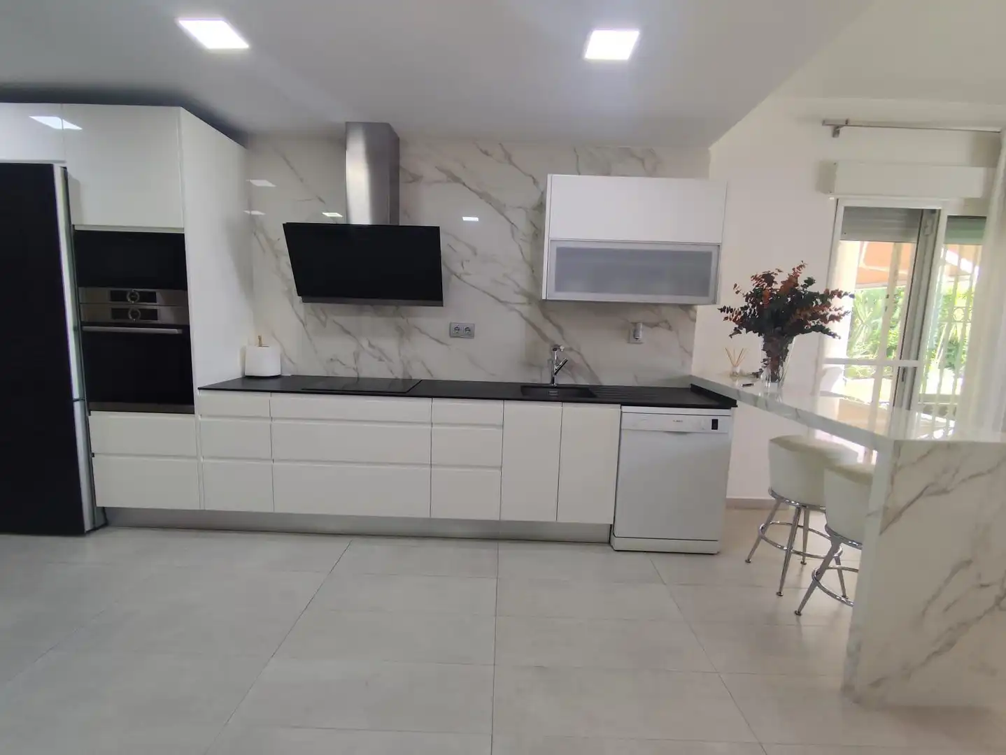 Cocina de Casa o chalet en venta en Murcia con Aire acondicionado, Jardín privado y Terraza