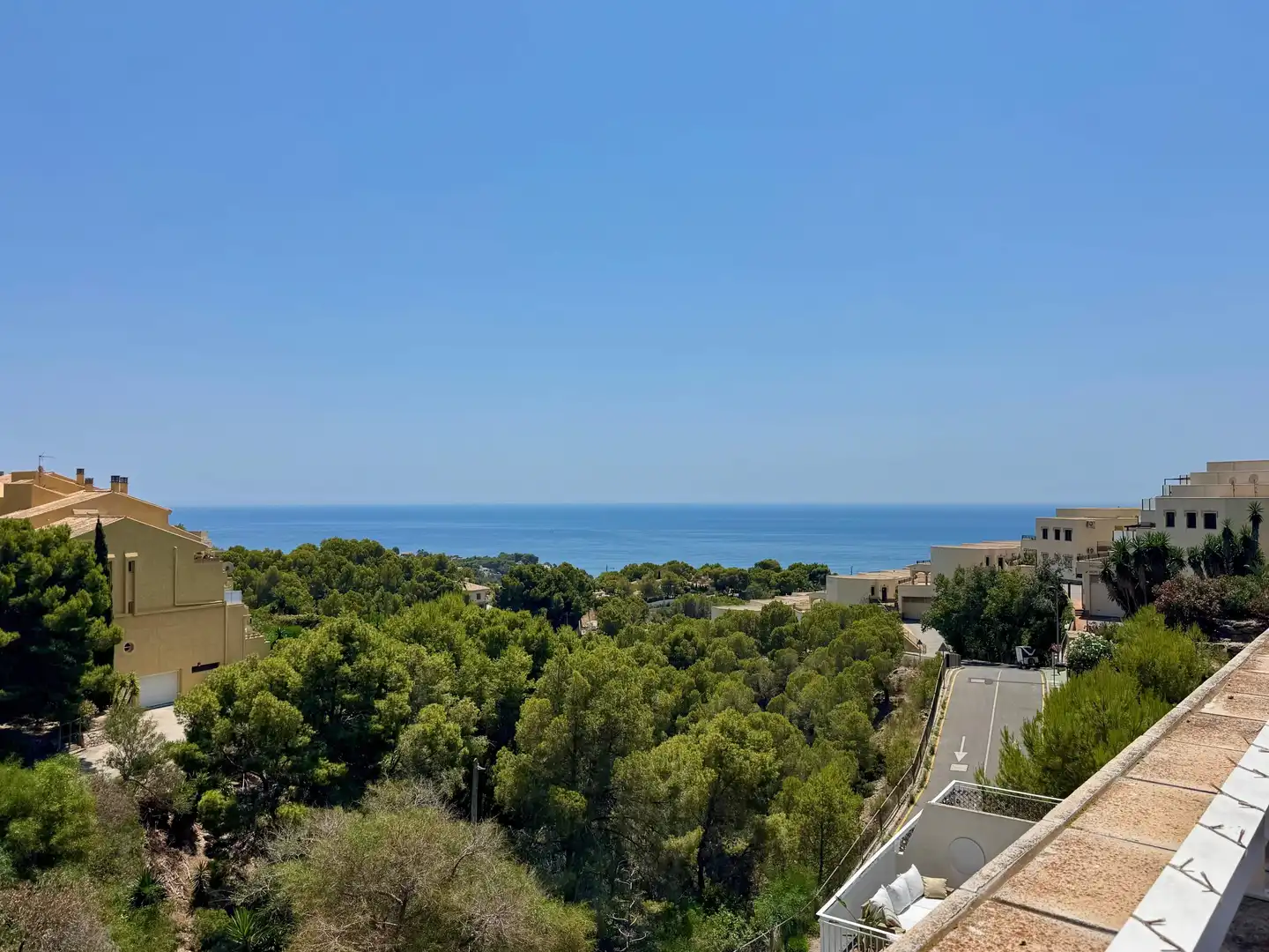 Vista exterior de Apartamento en venta en Altea con Amueblado y Piscina comunitaria