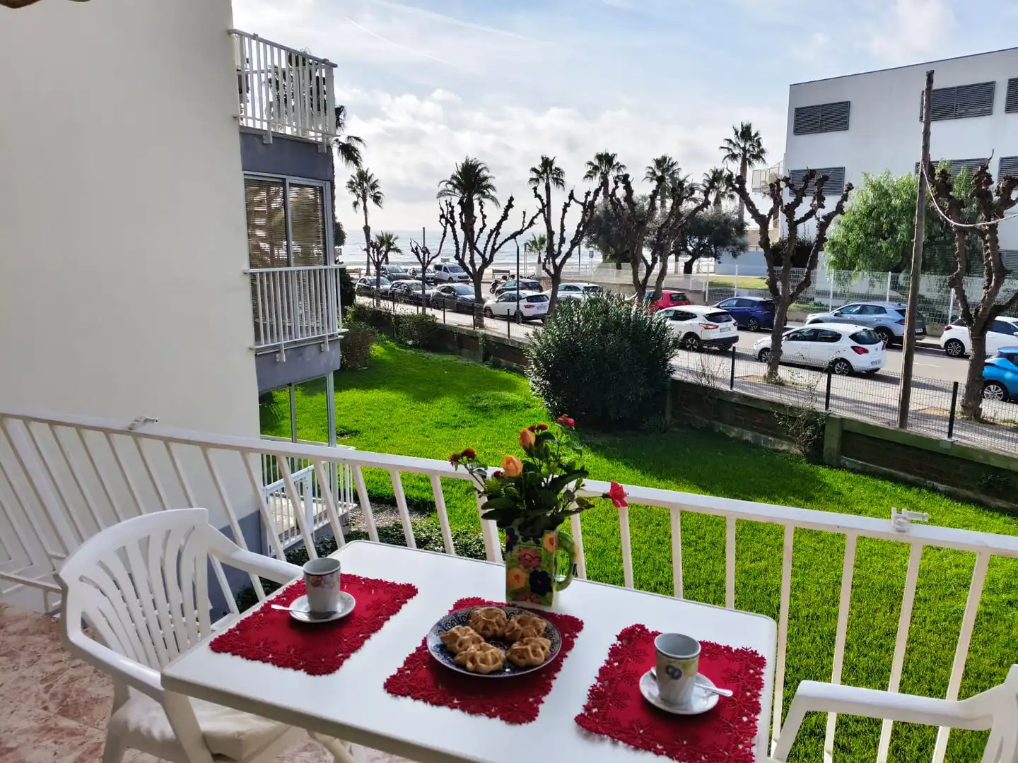 Bedroom of Flat for sale in Cambrils  with Air Conditioner, Furnished and Balcony