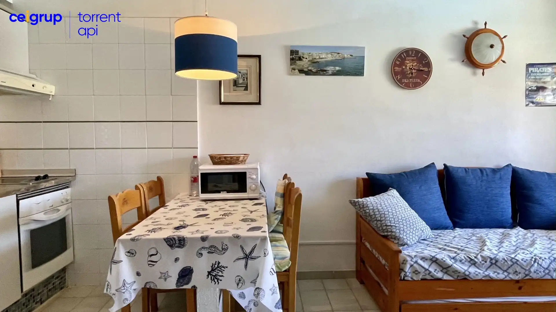 Comedor de Piso en venta en L'Estartit con Terraza, Piscina y Amueblado