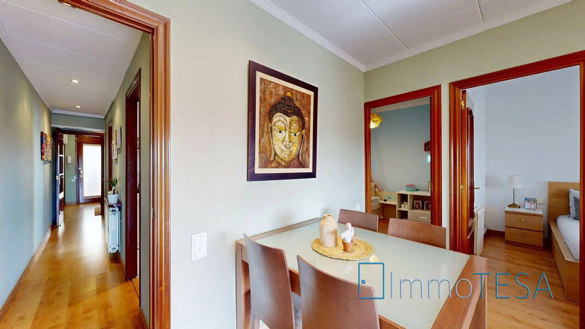 Dining room of Flat for sale in Sabadell  with Air Conditioner, Heating and Parquet flooring