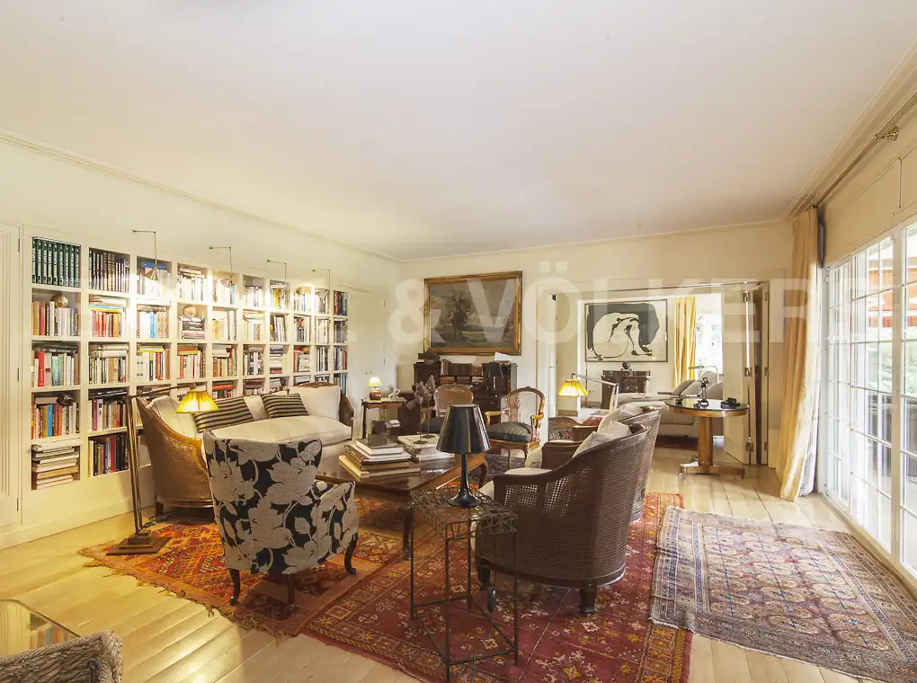Sala de estar de Casa o chalet en venta en Barcelona con Aire acondicionado, Calefacción y Jardín privado