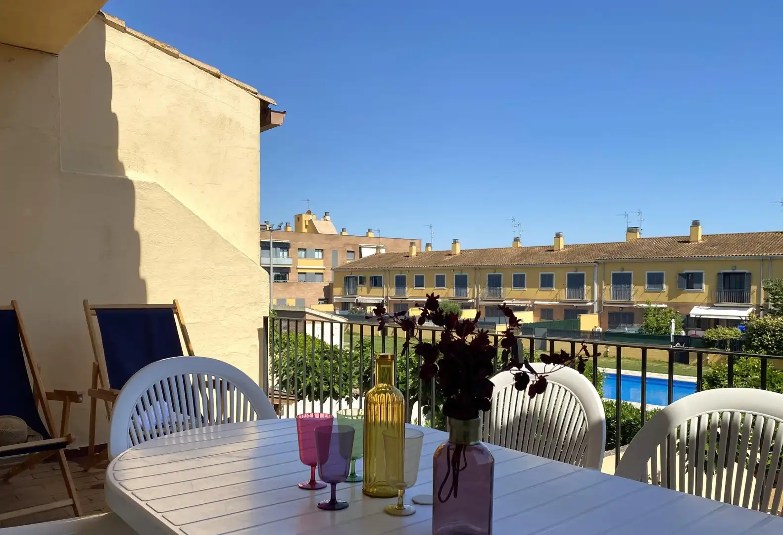 Terraza de Casa adosada en venta en Sant Pere Pescador con Aire acondicionado, Jardín privado y Terraza