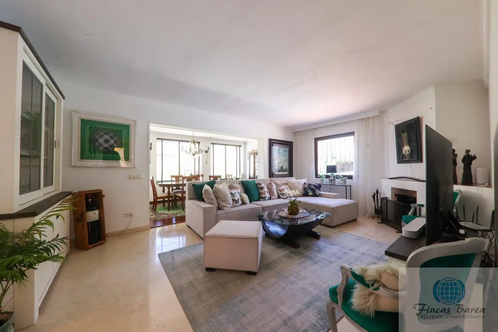 Living room of Houses for sale in Mijas  with Air Conditioner, Terrace and Storage room