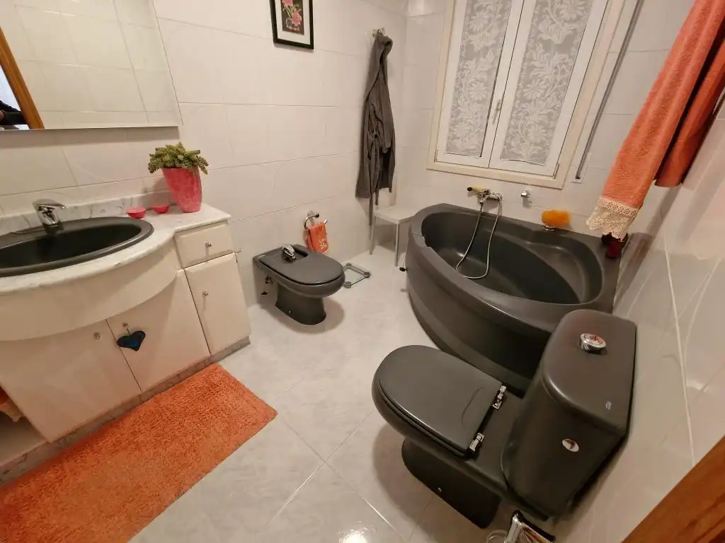 Baño de Casa o chalet en venta en Ourense Capital  con Calefacción, Jardín privado y Parquet