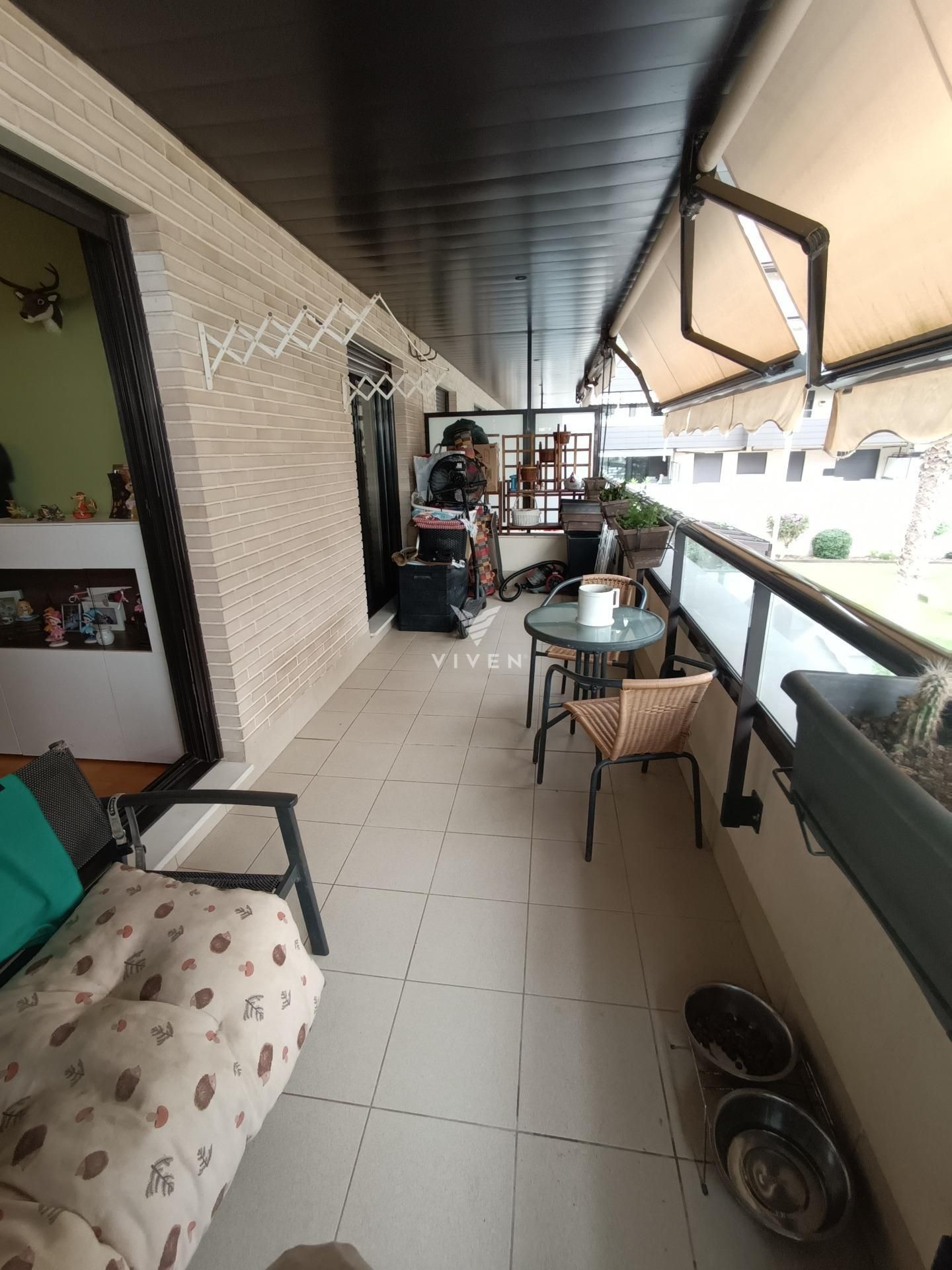 Balcony of Flat for sale in Vilanova i la Geltrú  with Air Conditioner, Heating and Private garden