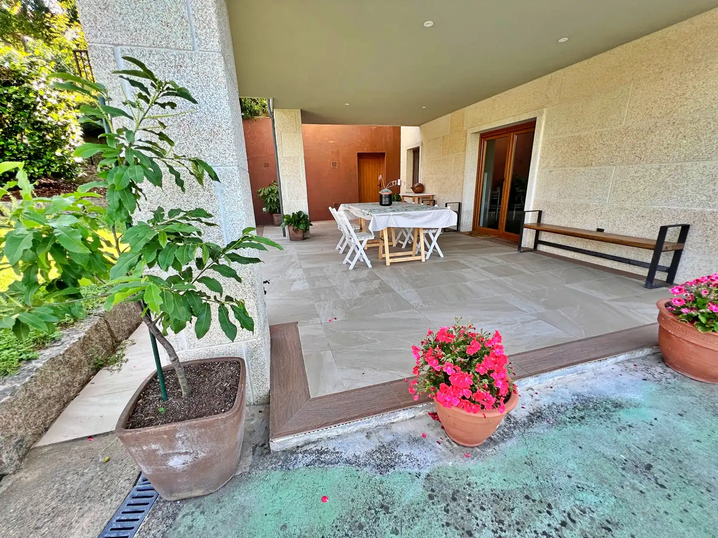 Terraza de Casa o chalet en venta en Lugo con Aire acondicionado, Calefacción y Jardín privado