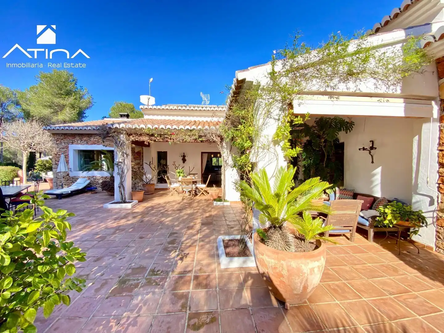 Garden of Houses for sale in Jávea / Xàbia  with Air Conditioner, Private garden and Terrace