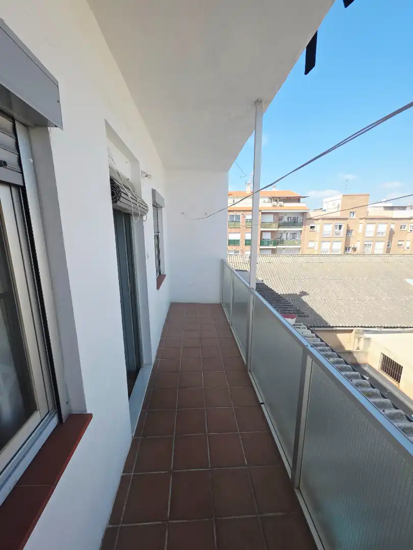 Balcony of Flat for rent in Vila-real  with Storage room, Furnished and Oven