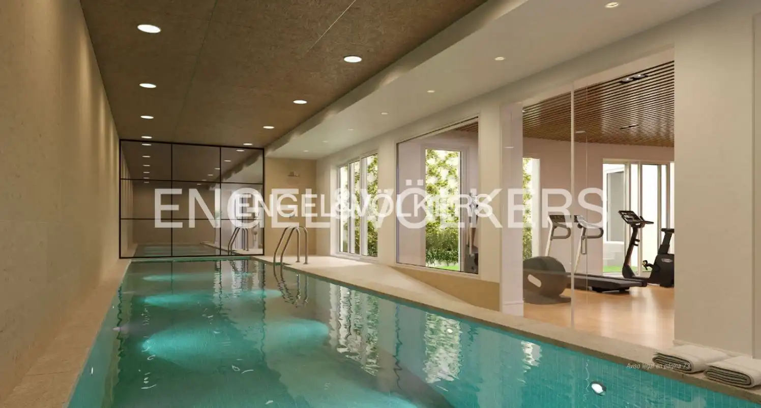 Schwimmbecken von Wohnung zur Miete in Madrid mit Klimaanlage, Heizung und Abstellraum