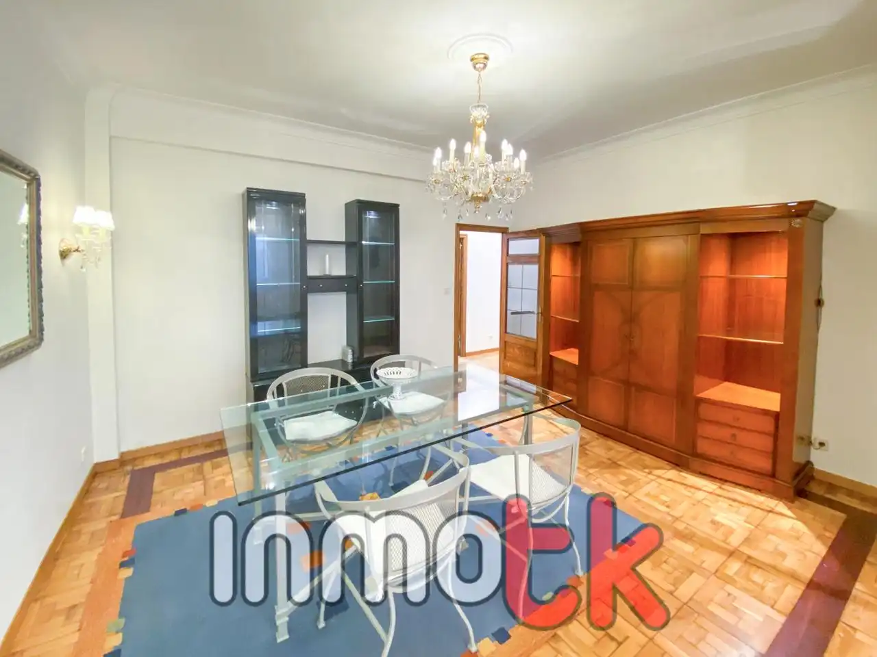 Bedroom of Flat for rent in A Coruña Capital   with Heating, Parquet flooring and Furnished