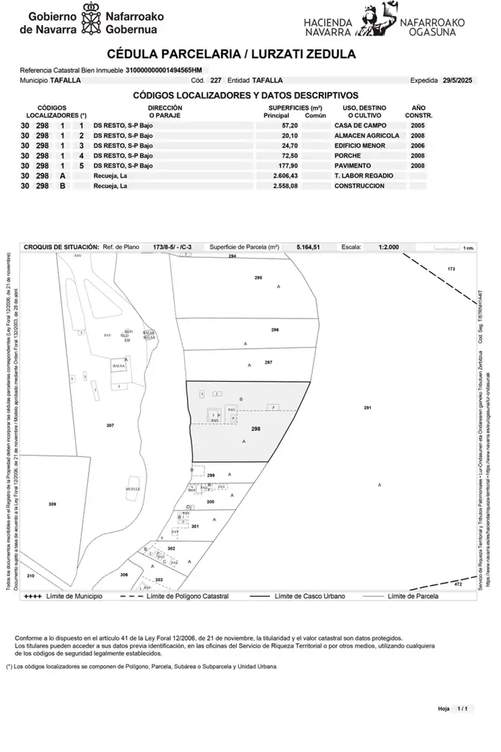 Rural land for sale in Tafalla - PARAJE LA RECUEJA, imagen 74