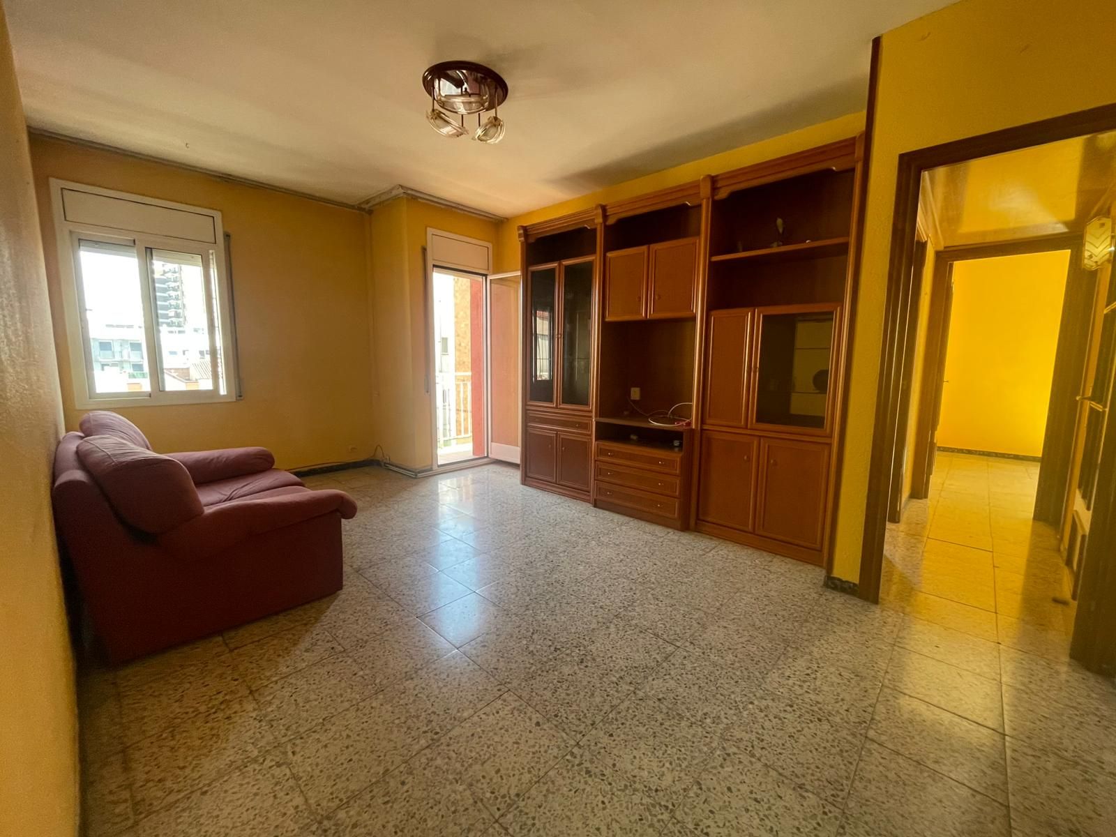 Sala d'estar de Pis en venda en L'Hospitalet de Llobregat