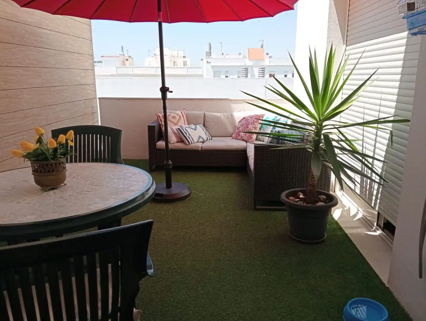 Terrasse von Wohnung zum Verkauf in Conil de la Frontera mit Klimaanlage, Heizung und Terrasse