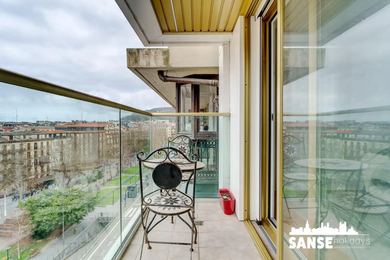 Terraza de Piso de alquiler en Donostia - San Sebastián 
