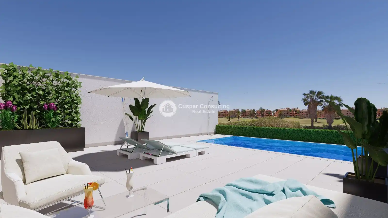 Terraza de Dúplex en venta en Los Alcázares con Aire acondicionado, Calefacción y Terraza