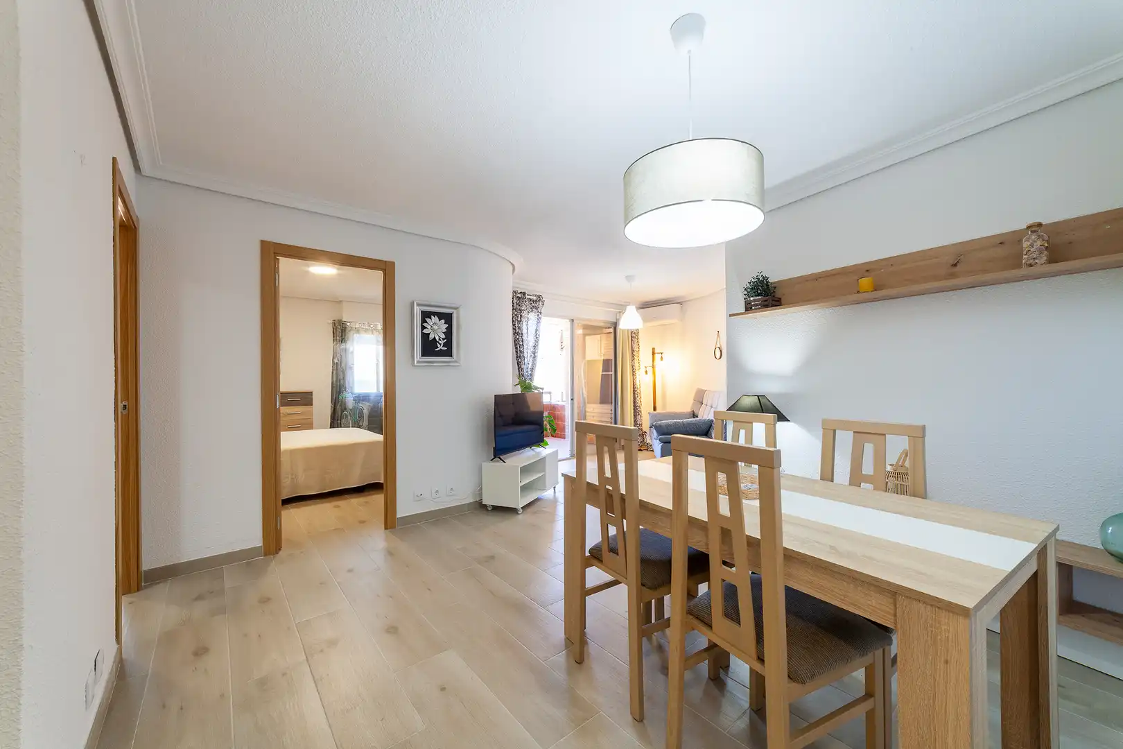 Esszimmer von Wohnungen zur Miete in Cullera mit Klimaanlage, Heizung und Terrasse