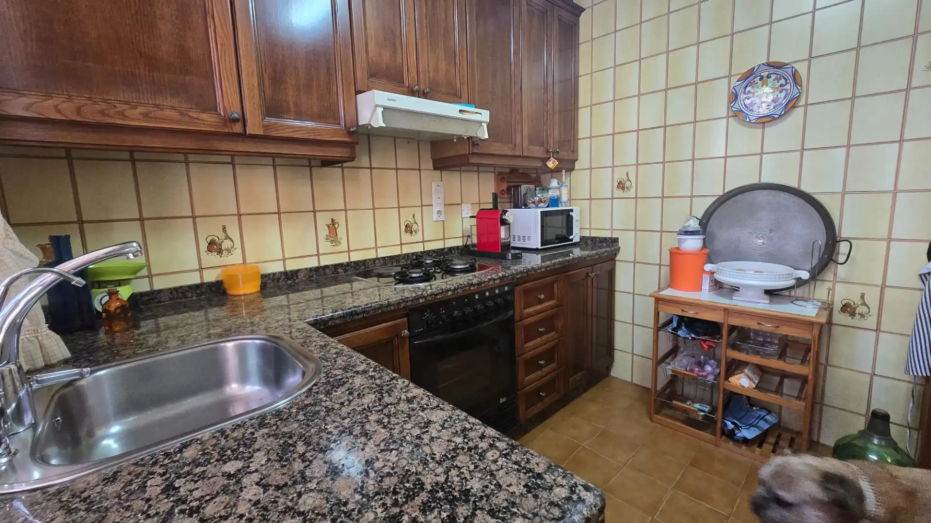 Cuina de Apartament de lloguer en Santa Pola amb Terrassa i Moblat