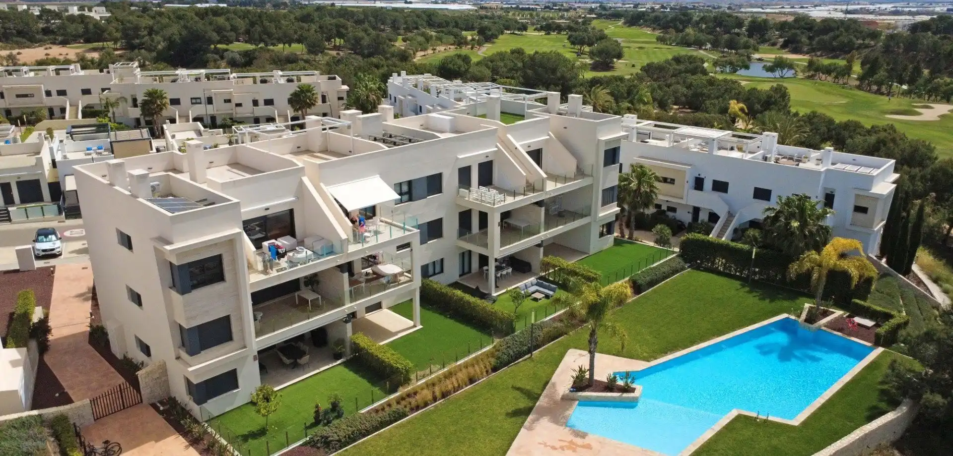 Vista exterior de Apartamento en venta en Pilar de la Horadada con Jardín privado, Terraza y Amueblado