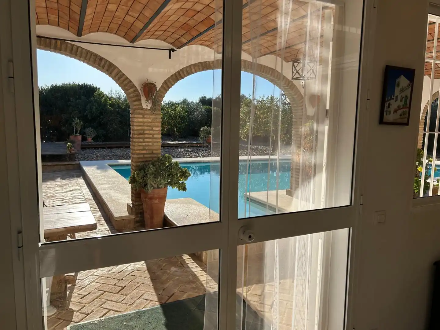 Schwimmbecken von Haus oder Chalet zum Verkauf in Aznalcázar mit Klimaanlage, Heizung und Terrasse