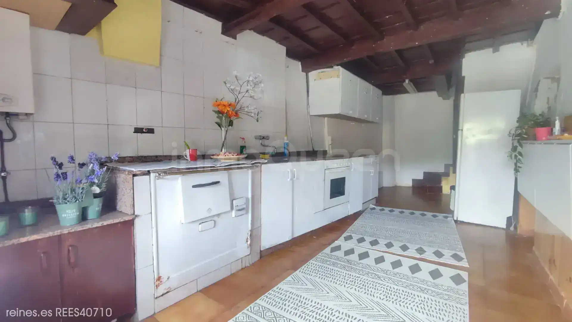 Cocina de Casa adosada en venta en Morcín con Calefacción, Terraza y Amueblado