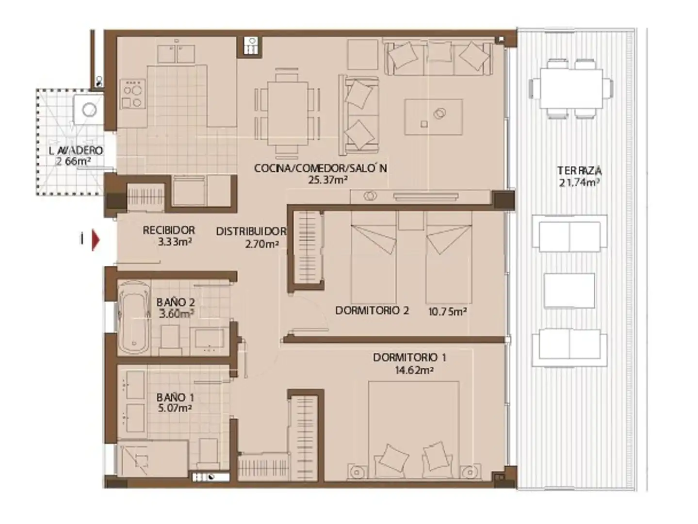 Apartament amb ascensor en venda a Torreblanca del Sol, imagen 3