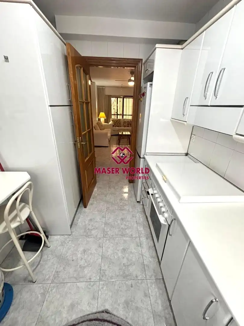 Cuina de Apartament en venda en San Javier amb Aire condicionat, Calefacció i Jardí privat