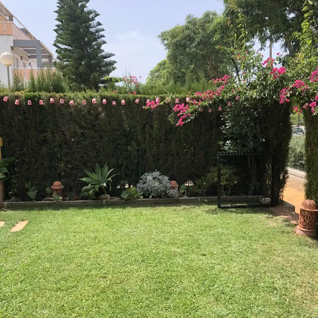 Garden of Flat for rent in Las Tres Piedras - Costa Ballena