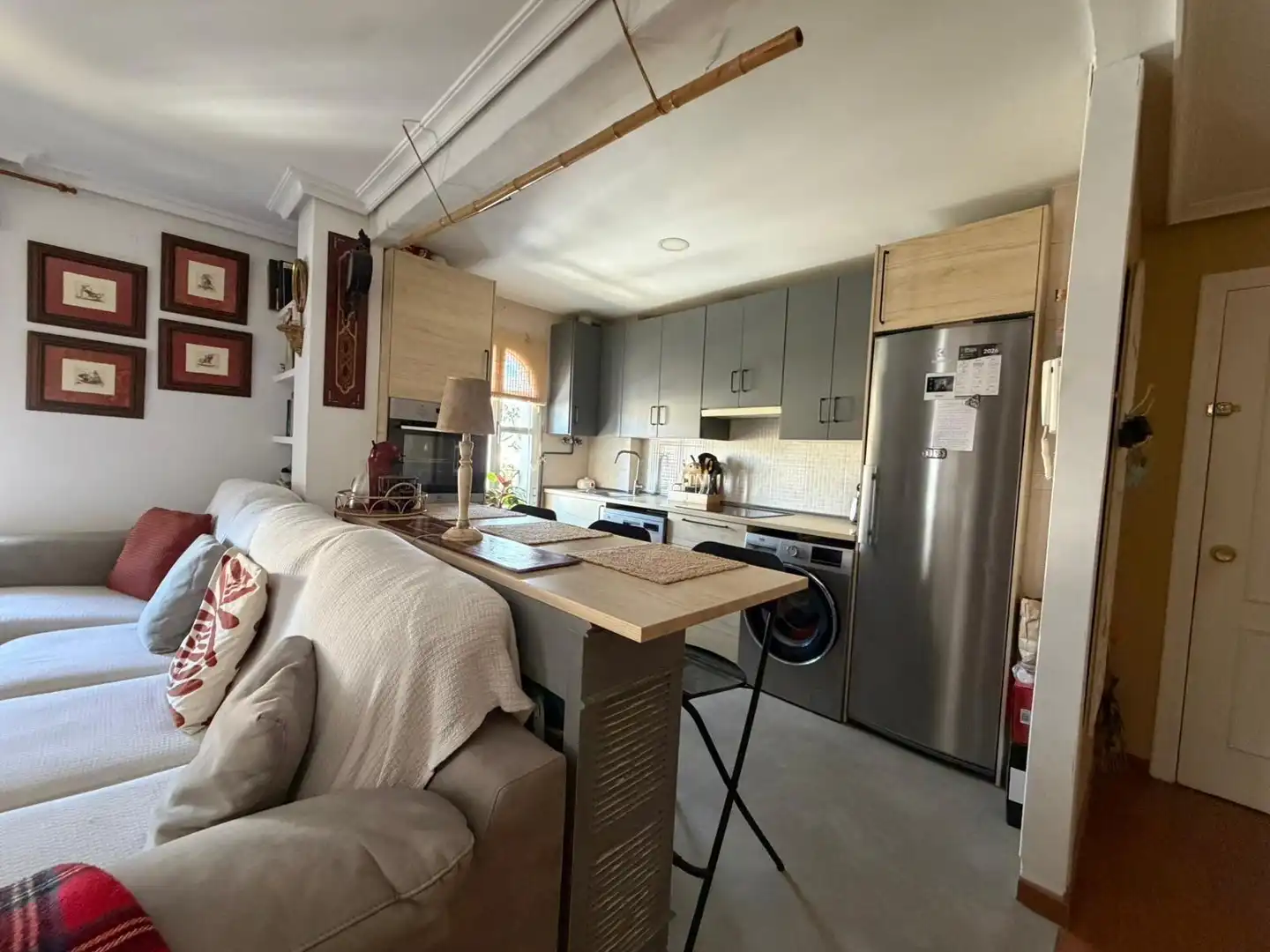 Küche von Wohnung zum Verkauf in Chiclana de la Frontera mit Klimaanlage, Parkett und Terrasse
